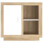 vidaXL Sideboard Weiß/Sonoma-Eiche 80x40x75 cm vidaXL Sideboard Weiß/Sonoma-Eiche 80x40x75 cm