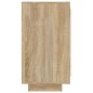 vidaXL Sideboard Weiß/Sonoma-Eiche 80x40x75 cm vidaXL Sideboard Weiß/Sonoma-Eiche 80x40x75 cm
