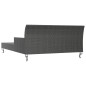 vidaXL 2-Personen-Sonnenliege mit Auflagen Poly Rattan Schwarz vidaXL 2-Personen-Sonnenliege mit Auflagen Poly Rattan Schwarz