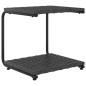 vidaXL 2-Personen-Sonnenliege mit Auflagen Poly Rattan Schwarz vidaXL 2-Personen-Sonnenliege mit Auflagen Poly Rattan Schwarz