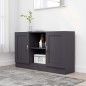 vidaXL Sideboard Grau 120x30,5x70 cm Holzwerkstoff vidaXL Sideboard Grau 120x30,5x70 cm Holzwerkstoff