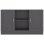 vidaXL Sideboard Grau 120x30,5x70 cm Holzwerkstoff vidaXL Sideboard Grau 120x30,5x70 cm Holzwerkstoff