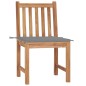 Gartenstühle 2 Stk. mit Kissen Massivholz Teak Gartenstühle 2 Stk. mit Kissen Massivholz Teak