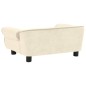 vidaXL Hundesofa Creme 72x45x30 cm Plüsch vidaXL Hundesofa Creme 72x45x30 cm Plüsch