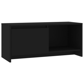 vidaXL TV-Schrank Schwarz 90x35x40 cm Holzwerkstoff