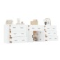 vidaXL Sideboards 3 Stk. Weiß Holzwerkstoff vidaXL Sideboards 3 Stk. Weiß Holzwerkstoff