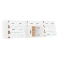 vidaXL Sideboards 3 Stk. Weiß Holzwerkstoff vidaXL Sideboards 3 Stk. Weiß Holzwerkstoff