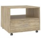 vidaXL Couchtisch Sonoma-Eiche 55x55x40 cm Holzwerkstoff vidaXL Couchtisch Sonoma-Eiche 55x55x40 cm Holzwerkstoff