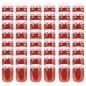 vidaXL Marmeladengläser mit Weißem/Rotem Deckel 48 Stk. 230 ml vidaXL Marmeladengläser mit Weißem/Rotem Deckel 48 Stk. 230 ml