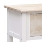 vidaXL Sideboard Natur und Weiß 115x30x76 cm Holz vidaXL Sideboard Natur und Weiß 115x30x76 cm Holz