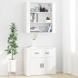 vidaXL Highboard Weiß Holzwerkstoff vidaXL Highboard Weiß Holzwerkstoff