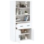 vidaXL Highboard Weiß Holzwerkstoff vidaXL Highboard Weiß Holzwerkstoff
