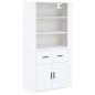 vidaXL Highboard Weiß Holzwerkstoff vidaXL Highboard Weiß Holzwerkstoff