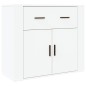 vidaXL Highboard Weiß Holzwerkstoff vidaXL Highboard Weiß Holzwerkstoff