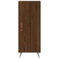 Highboard Braun Eichen-Optik 34,5x34x180 cm Holzwerkstoff Highboard Braun Eichen-Optik 34,5x34x180 cm Holzwerkstoff