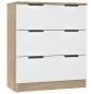 vidaXL Sideboard Sonoma-Eiche 60x30x70 cm Holzwerkstoff vidaXL Sideboard Sonoma-Eiche 60x30x70 cm Holzwerkstoff