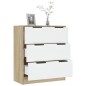 vidaXL Sideboard Sonoma-Eiche 60x30x70 cm Holzwerkstoff vidaXL Sideboard Sonoma-Eiche 60x30x70 cm Holzwerkstoff