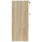 vidaXL Sideboard Sonoma-Eiche 60x30x70 cm Holzwerkstoff vidaXL Sideboard Sonoma-Eiche 60x30x70 cm Holzwerkstoff