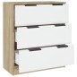 vidaXL Sideboard Sonoma-Eiche 60x30x70 cm Holzwerkstoff vidaXL Sideboard Sonoma-Eiche 60x30x70 cm Holzwerkstoff