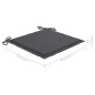vidaXL Gartenstühle 2 Stk. mit Anthrazit Kissen Massivholz Teak vidaXL Gartenstühle 2 Stk. mit Anthrazit Kissen Massivholz Teak