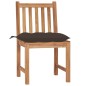 Gartenstühle 2 Stk. mit Kissen Massivholz Teak Gartenstühle 2 Stk. mit Kissen Massivholz Teak