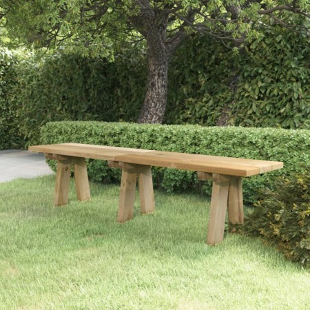 vidaXL Gartenbank 160 cm Massivholz Kiefer Imprägniert