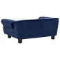 vidaXL Hundesofa Blau 72x45x30 cm Plüsch vidaXL Hundesofa Blau 72x45x30 cm Plüsch