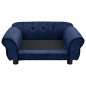 vidaXL Hundesofa Blau 72x45x30 cm Plüsch vidaXL Hundesofa Blau 72x45x30 cm Plüsch