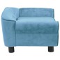 vidaXL Hundesofa Türkis 72x45x30 cm Plüsch vidaXL Hundesofa Türkis 72x45x30 cm Plüsch