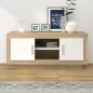 vidaXL TV-Schrank Weiß Sonoma-Eiche 102x35x45 cm Holzwerkstoff vidaXL TV-Schrank Weiß Sonoma-Eiche 102x35x45 cm Holzwerkstoff
