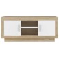 vidaXL TV-Schrank Weiß Sonoma-Eiche 102x35x45 cm Holzwerkstoff vidaXL TV-Schrank Weiß Sonoma-Eiche 102x35x45 cm Holzwerkstoff