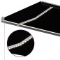 vidaXL Markise Manuell Einziehbar mit LED 500x350 cm Anthrazit vidaXL Markise Manuell Einziehbar mit LED 500x350 cm Anthrazit