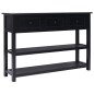 vidaXL Sideboard Schwarz 115x30x76 cm Holz vidaXL Sideboard Schwarz 115x30x76 cm Holz