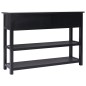 vidaXL Sideboard Schwarz 115x30x76 cm Holz vidaXL Sideboard Schwarz 115x30x76 cm Holz