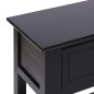 vidaXL Sideboard Schwarz 115x30x76 cm Holz vidaXL Sideboard Schwarz 115x30x76 cm Holz