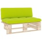 vidaXL Outdoor-Mittelsofa Paletten Imprägniertes Kiefernholz vidaXL Outdoor-Mittelsofa Paletten Imprägniertes Kiefernholz