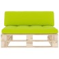 vidaXL Outdoor-Mittelsofa Paletten Imprägniertes Kiefernholz vidaXL Outdoor-Mittelsofa Paletten Imprägniertes Kiefernholz