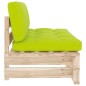 vidaXL Outdoor-Mittelsofa Paletten Imprägniertes Kiefernholz vidaXL Outdoor-Mittelsofa Paletten Imprägniertes Kiefernholz