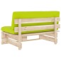 vidaXL Outdoor-Mittelsofa Paletten Imprägniertes Kiefernholz vidaXL Outdoor-Mittelsofa Paletten Imprägniertes Kiefernholz