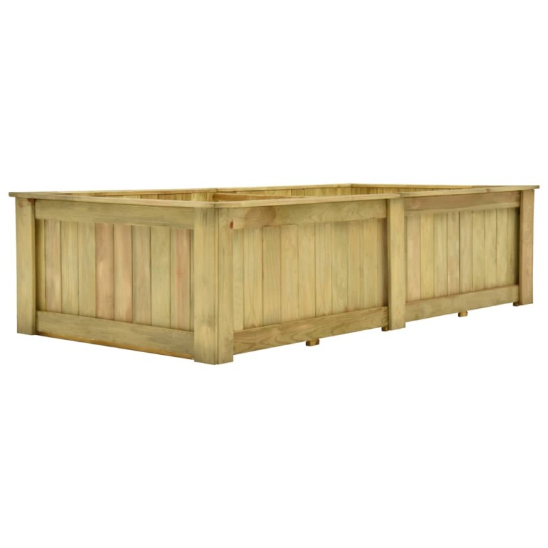 vidaXL Hochbeet 196 x 100 x 50 cm Kiefernholz Imprägniert vidaXL Hochbeet 196 x 100 x 50 cm Kiefernholz Imprägniert