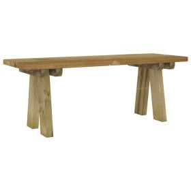 vidaXL Gartenbank 110 cm Massivholz Kiefer Imprägniert
