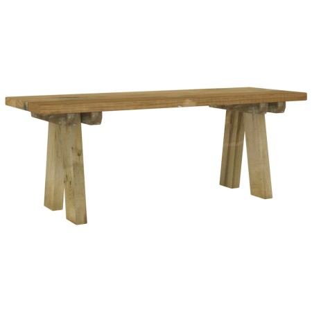 vidaXL Gartenbank 110 cm Massivholz Kiefer Imprägniert