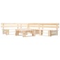 vidaXL 4-tlg. Paletten-Lounge-Set Holz Natur vidaXL 4-tlg. Paletten-Lounge-Set Holz Natur