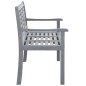 vidaXL 3-Sitzer-Gartenbank mit Auflage 150 cm Grau Eukalyptusholz vidaXL 3-Sitzer-Gartenbank mit Auflage 150 cm Grau Eukalyptusholz