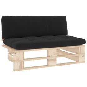vidaXL Outdoor-Mittelsofa Paletten Imprägniertes Kiefernholz