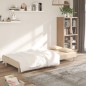 vidaXL Schlafsofa 2-Sitzer mit 2 Kissen Creme Stoff vidaXL Schlafsofa 2-Sitzer mit 2 Kissen Creme Stoff