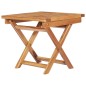 vidaXL Sonnenliege mit Tisch und Auflage Massivholz Teak vidaXL Sonnenliege mit Tisch und Auflage Massivholz Teak