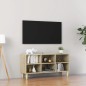 vidaXL TV-Schrank mit Massivholz-Beinen Sonoma-Eiche 103,5x30x50 cm vidaXL TV-Schrank mit Massivholz-Beinen Sonoma-Eiche 103,5x30x50 cm