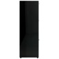 vidaXL Bücherregal Hochglanz-Schwarz 90x30x90 Holzwerkstoff vidaXL Bücherregal Hochglanz-Schwarz 90x30x90 Holzwerkstoff