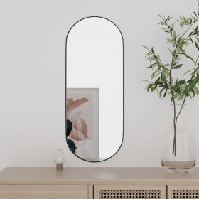 vidaXL Wandspiegel 20x50 cm Glas Oval